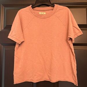 Madewell Tee sz S mauve pink
